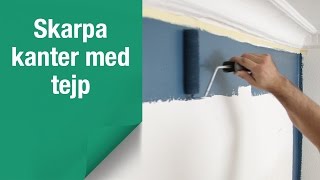 Så här får du eleganta och skarpa kanter men hjälp av tejp [upl. by Margalit861]