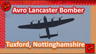 Avro Lancaster Bomber Tuxford Nottinghamshire [upl. by Calendre]