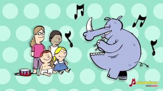 Rinoceronte tambor  Canciones infantiles del Zoo de Musicaeduca [upl. by Tung]