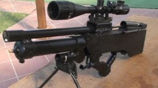 Homemade pre charged air rifle airsoft gun sniper rifle [upl. by Durston]