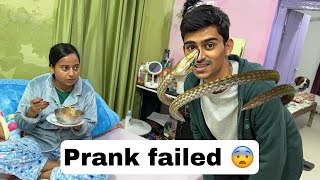 Prank fail ho Gaya 😨 [upl. by Novyert]