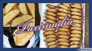 Best Paximadia  Greek anise seed flavoured biscotti type cookie [upl. by Lrac338]