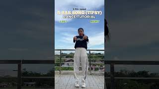 A Bar Song Tipsy Dance Tutorial Slowed Mirrored dance short [upl. by Ahsat]