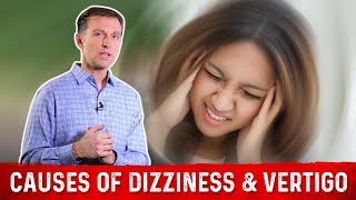 3 Causes Of Dizziness or Vertigo Explained By Dr Berg [upl. by Etnwahs715]