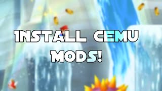 How to install MODS in Cemu Games  Cemu Tutorial [upl. by Eenahs]