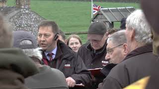 Skipton auction Mart Ogdens Farm sale Austwick 4th May 2024 [upl. by Ronni919]