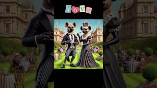 Royal Tea Party Animal Couple in Elegant British Royal Fashion  Aniamals PVC freefire [upl. by Asiralc]