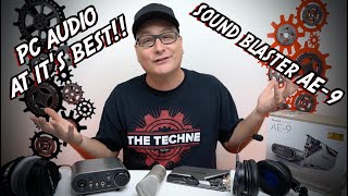 AMAZING PC AUDIO SET UP Sound Blaster AE9 Review [upl. by Naghem720]