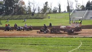 ATV amp garden tractor pulls at Pennsylvania Powersports Show [upl. by Galatia695]