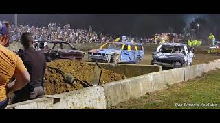 2022 Clark County Fair V6 demolition derby [upl. by Gleeson]