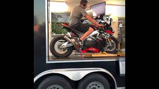 Aprilia RSV4 1100 Factory On Dyno [upl. by Green]