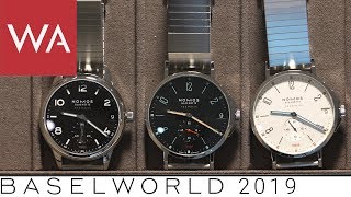 Baselworld 2019 Nomos Glashütte goes Sport Handsonvideo [upl. by Airla]