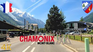 Driving from Trient 🇨🇭 to Chamonix 🇫🇷  4K Scenic Drive through the Alps [upl. by Ayra]