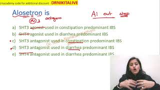 Mnemonic of the day  Pharmacology IBS drugs  ALOSETRON  DrNikita Nanwani [upl. by Noel]