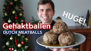 Dutch Meatballs I Made Gehaktballen For My Wife Recipe [upl. by Clerk]