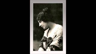 Soprano GERALDINE FARRAR  La Bohème  quotSì mi chiamano Mimìquot 1912 [upl. by Elleret]