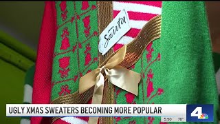 Ugly Christmas sweaters becoming more popular [upl. by Morette]