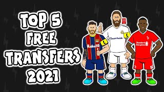 Top 5 FREE TRANSFERS 2021 and who gets them [upl. by Francyne]