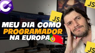 MEU DIA COMO PROGRAMADOR NA EUROPA [upl. by Zelma]