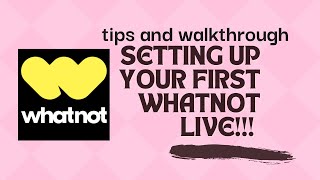 How to Set Up A Whatnot Live Auction Show walkthrough tips and reselling on Whatnot [upl. by Rancell806]