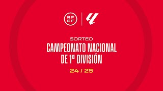 🚨EN DIRECTO🚨Sorteo del calendario de la temporada 2425 de Primera División  🔴 RFEF [upl. by Haletta]