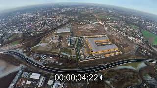 DHL Hub im Entwicklungsgebiet MARK 51°7 in Bochum im Bundesland NordrheinWestfalen Deutschland [upl. by Giguere]