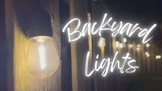 DIY Backyard Lighting The Complete Guide to Installing LED String Lights [upl. by Amikay]