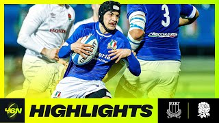 2024 U6N20  HIGHLIGHTS  ITALY V ENGLAND [upl. by Carline]