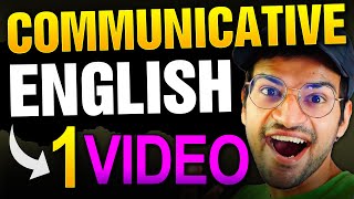 Communicative English in 1 Video😱  Just Do This [upl. by Sirromal]