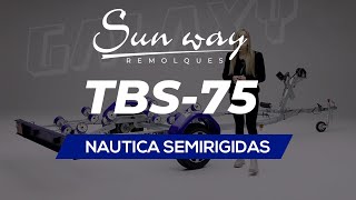 Remolque nautico para embarcación 6 metros SUNWAY TBS75 [upl. by Gonsalve]