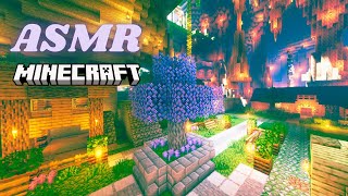 ASMR Minecraft  Cozy Hobbit Village Tour [upl. by Norrie659]