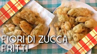 FIORI DI ZUCCA FRITTI🌼  CRICUCINA [upl. by Attwood502]