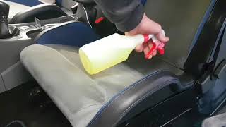 How to clean shampoo alcantara car seats focus rs recaro [upl. by Rimola]