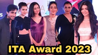 Celebrities Arrives at ITA Award 2023  Harshad ChopdaPranali RathodRaniTejasswi PrakashShivangi [upl. by Server]