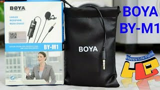 BOYA BY M1 How To Connect External Mic To Smartphone amp DSLR Camera [upl. by Anertac87]