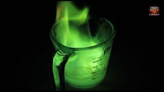 Green Fire  Science Experiment [upl. by Teplica]