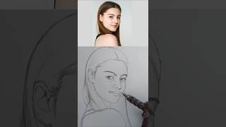 Exploring The Loomis Method Face Sketching shorts youtubeshorts drawing artwork loomismethod [upl. by Nottnerb623]