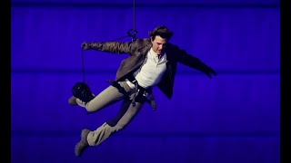 How Tom Cruise pulled off Hollywood sign stunt for Olympics [upl. by Nolyad832]