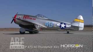 Hangar 9 P47D Thunderbolt Modellflugzeug von Horizon Hobby [upl. by Pirozzo]