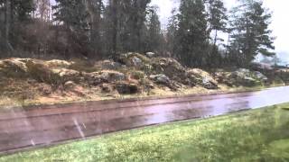 Snö väder i april 2016 Del2 [upl. by Ninahs]