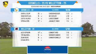 Gosnells  2s v Willetton  2s [upl. by Enortna479]