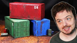 Shipping Containers  Wargaming Terrain Tutorial [upl. by Michaelina401]