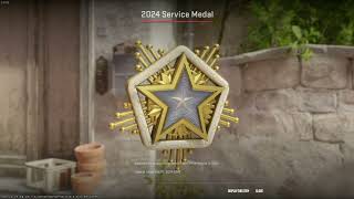 Counter Strike 2024 Service Medal  How to redeem 2024 Service Medal in Counter Strike 2  New Year [upl. by Nnek]