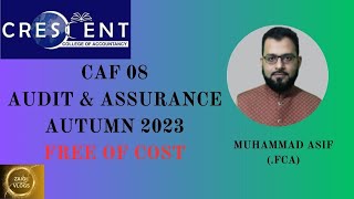 CAF 8 Sir Asif Autumn 2023 Lecture 15 [upl. by Richman47]