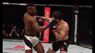 Francis Ngannou Top 5 Finishes [upl. by Eciral]