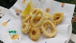 Ricetta anelli di totano fritti in padella e senza pastella [upl. by Omero357]