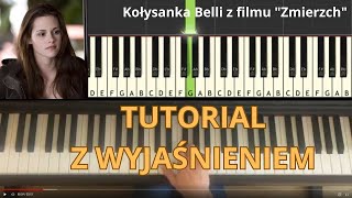 Kołysanka Belli quotBellas lullabyquot z filmu quotZmierzchquot  jak zagrać na pianinie tutorial Synthesia [upl. by Jannel646]