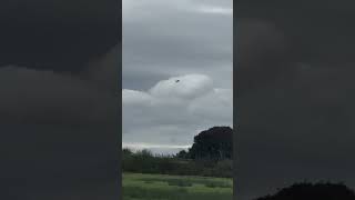 Typhoon ZJ937 coming into land on runway 07  Warton 091024 [upl. by Hornstein]