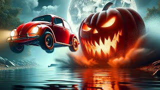 SCARY Car Hide and Seek with Pumpkin Drones in BeamNG Drive Mods [upl. by Alie]