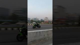 Zx10R 💚 morning vibe me 🔥🏍️ shortsfeed viralshort viralvideo kawasaki zx10r shorts rider [upl. by Torray571]